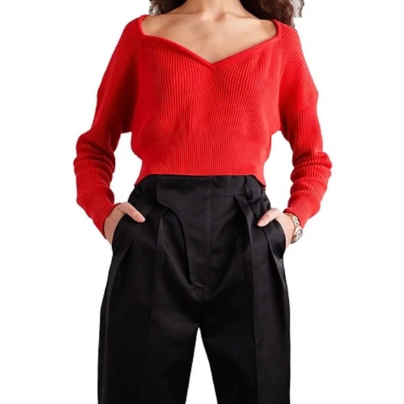 BEN TAVERNITI UNRAVEL PROJECT Red Sweater - Picture 2 of 14